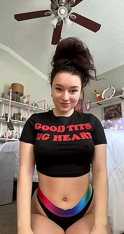 Good Tits, Big Heart: Asian Brunette Doggystyle Petite Trans