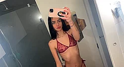 Brunette OC OnlyFans Teen Shares Her Christmas Gifts